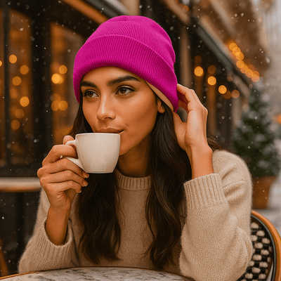 Gorro para mujer estilo suave con interior protector - Avrile