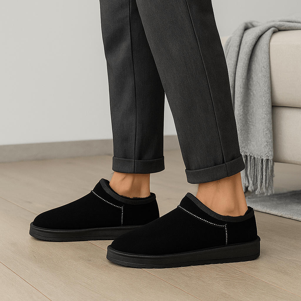Zapatillas de casa de hombre estilo aterciopelado - Jorven