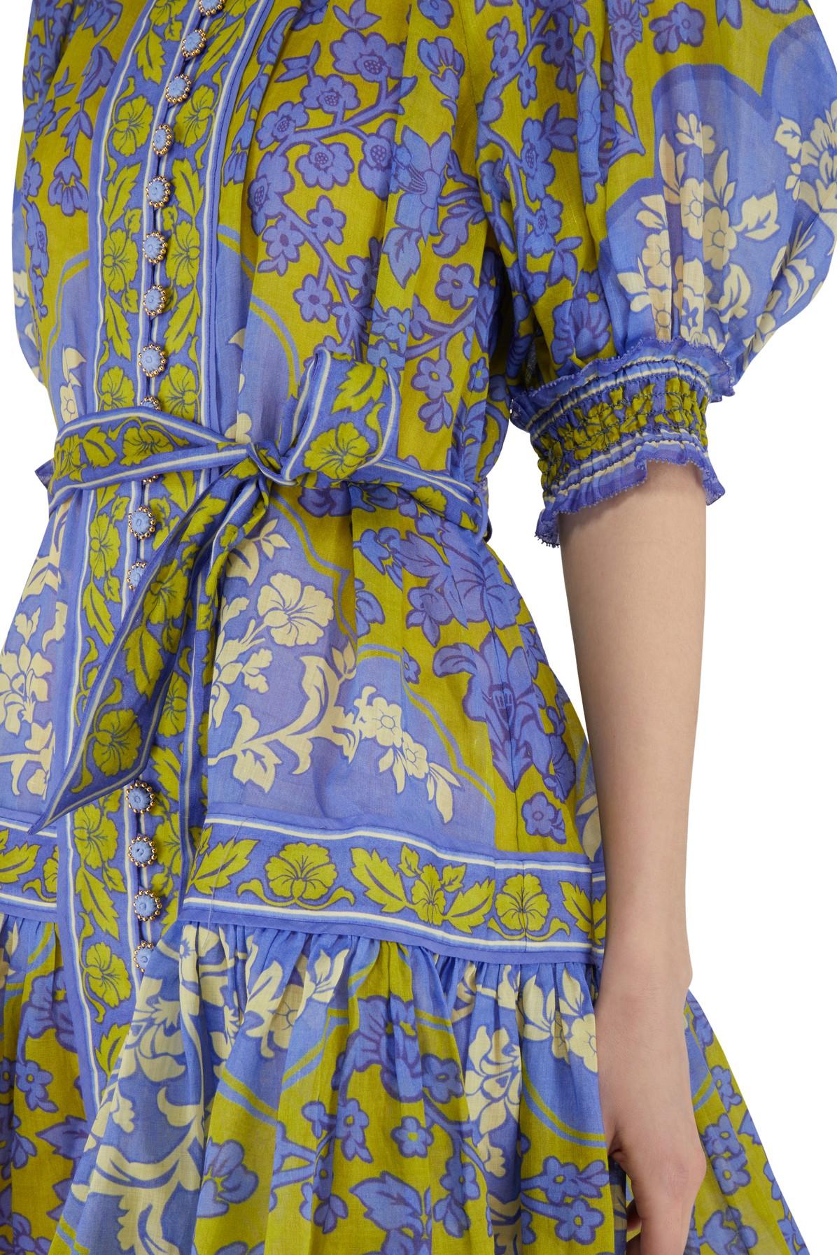 Liliana - Minivestido farol púrpura