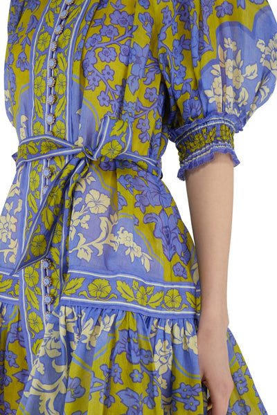 Liliana - Minivestido farol púrpura