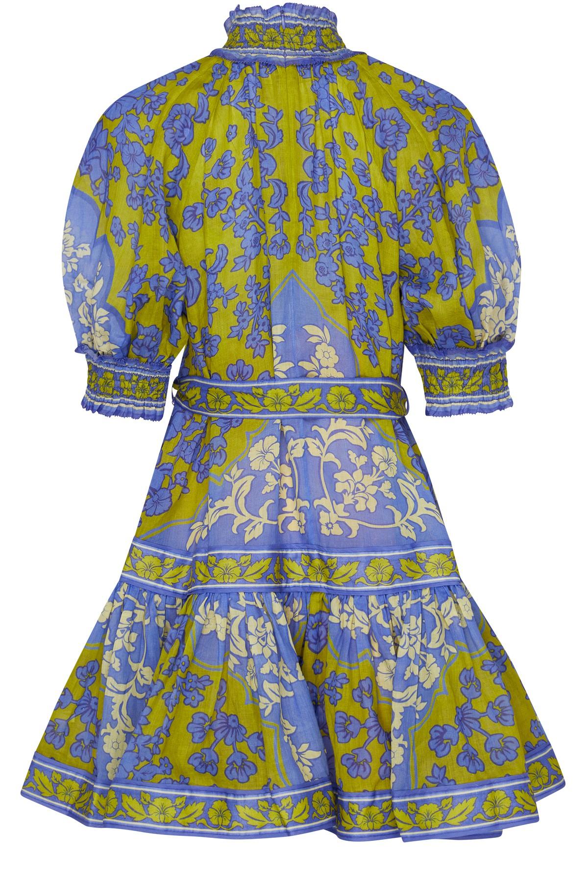 Liliana - Minivestido farol púrpura